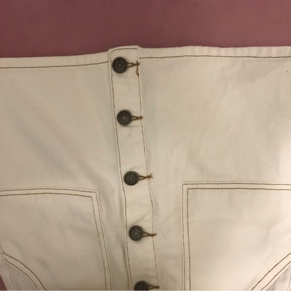 Sabo Skirt White Denim Skirt - Picture 4 of 4